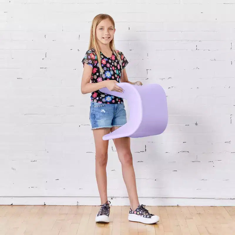 ECR4Kids Sgabello Wave Seat Perch, altezza seduta 35,5 cm - 38,3 cm, seduta flessibile, confezione da 2