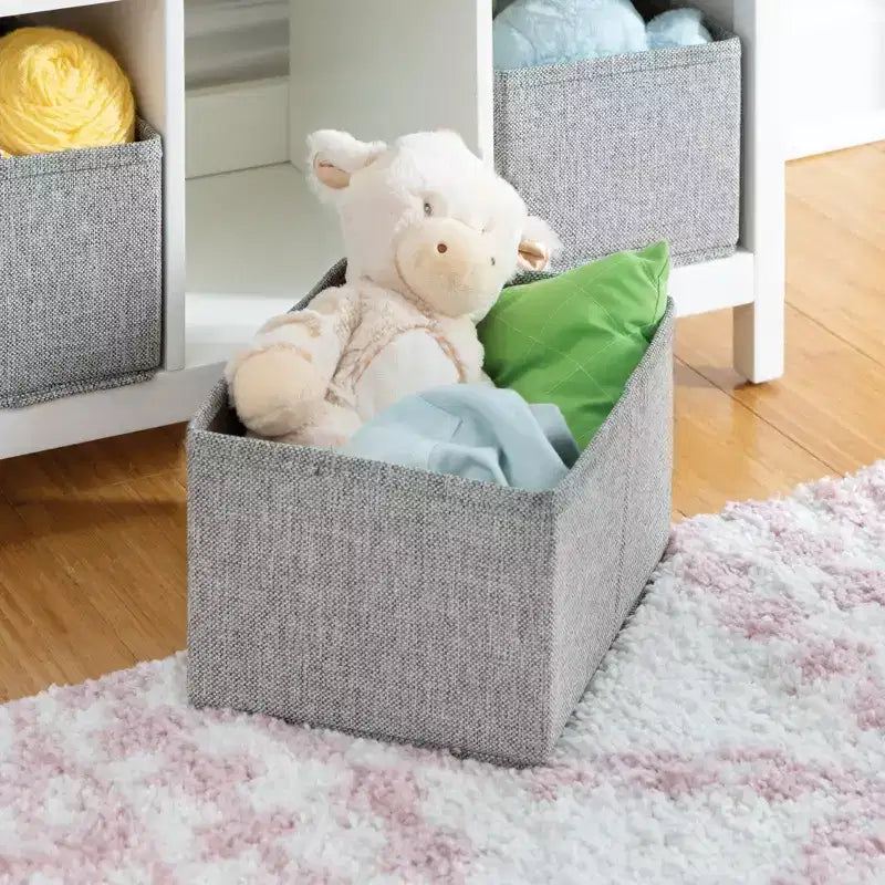 Libreria e contenitore Jr. di Martha Stewart Kids: Scaffale per bambini, Contenitore giocattoli con espositore libri e contenitori in tessuto