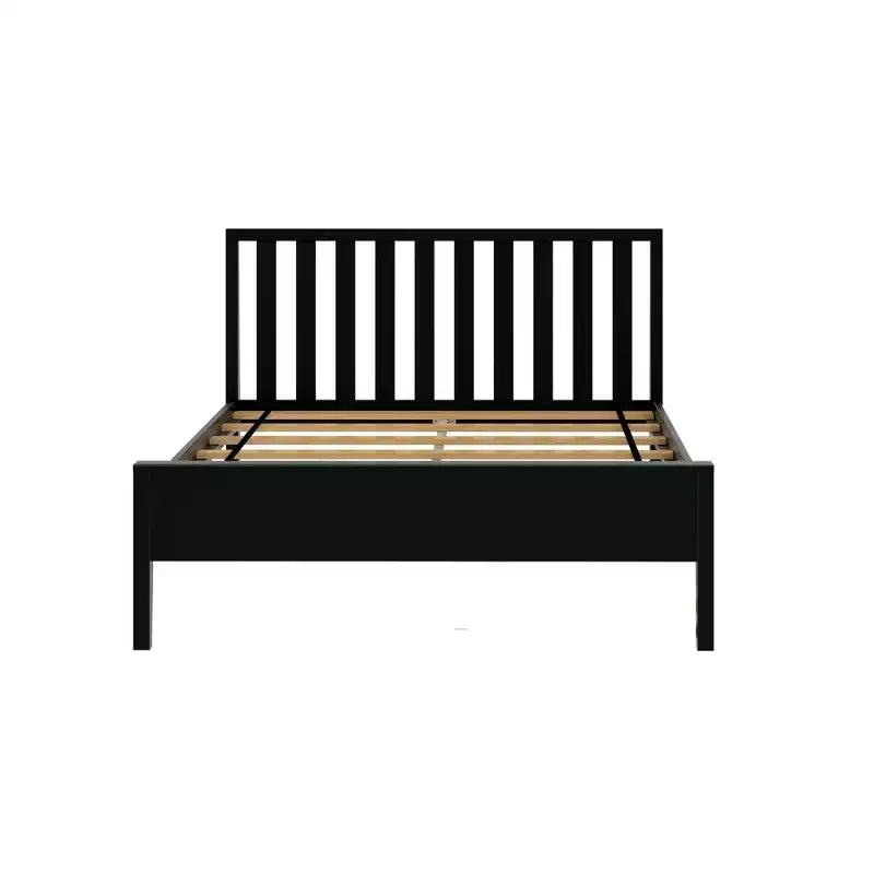 Max & Lily Struttura letto scandinava a una piazza e mezza, piattaforma letto in legno massello con testiera per bambini
