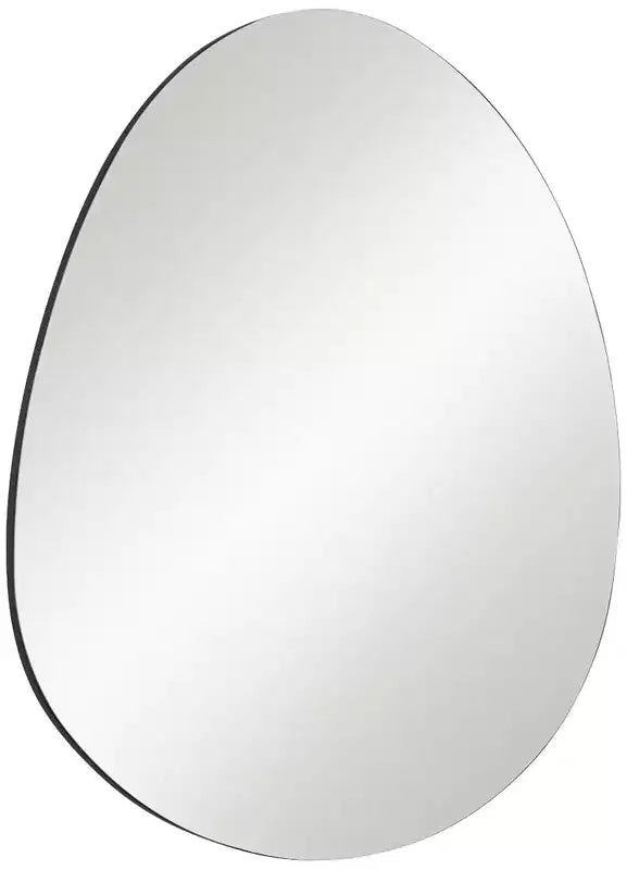 Possini Euro Design Brando Specchio da Parete Decorativo Rotondo Moderno Argento Senza Cornice 37 3/4 Pollici Ampio Camera da Letto Soggiorno Casa Ufficio