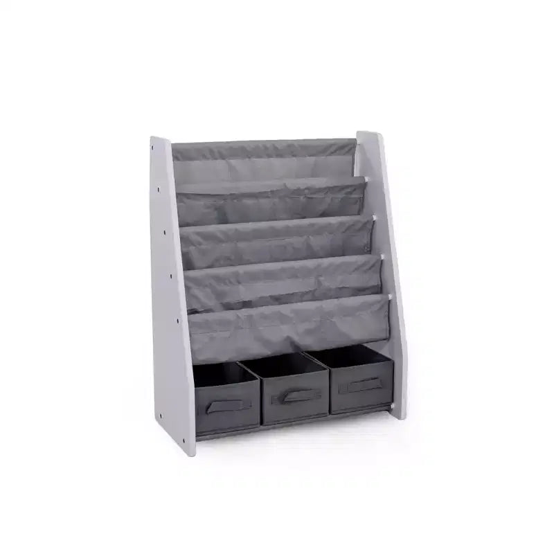 Libreria per bambini con 4 ripiani e contenitori in tessuto - Humble Crew