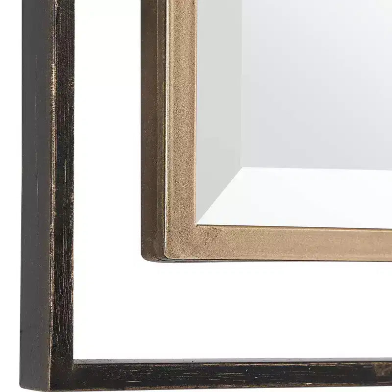 Specchio da Parete Rettangolare Uttermost Carrizo Bronzo Invecchiato 22 x 32