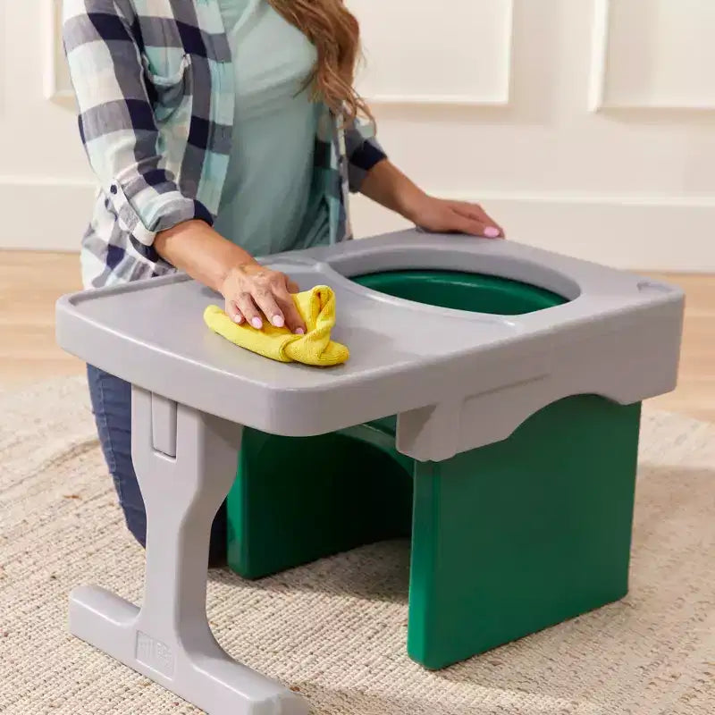 ECR4Kids Desk Attachment per sedia cubica Tri-Me, Mobili per bambini, Grigio chiaro