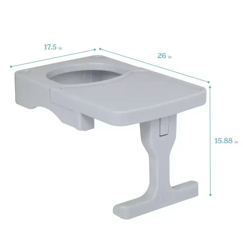 ECR4Kids Desk Attachment per sedia cubica Tri-Me, Mobili per bambini, Grigio chiaro