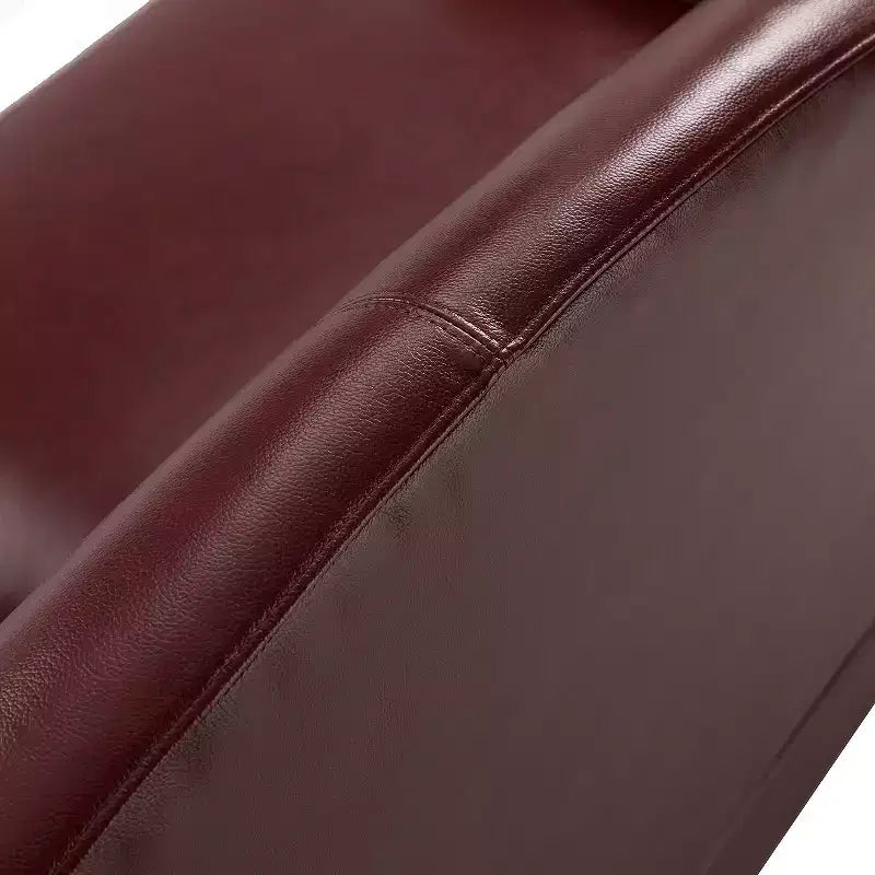 Divano in vera pelle Bruno 78.75 Wide con gambe in legno massello affusolato|ART OF LIVING DESIGNS