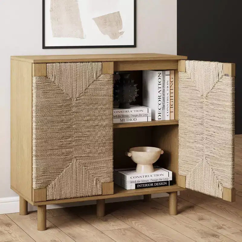 Mobile contenitore a 2 ante Beacon Wood and Seagrass - Nathan James