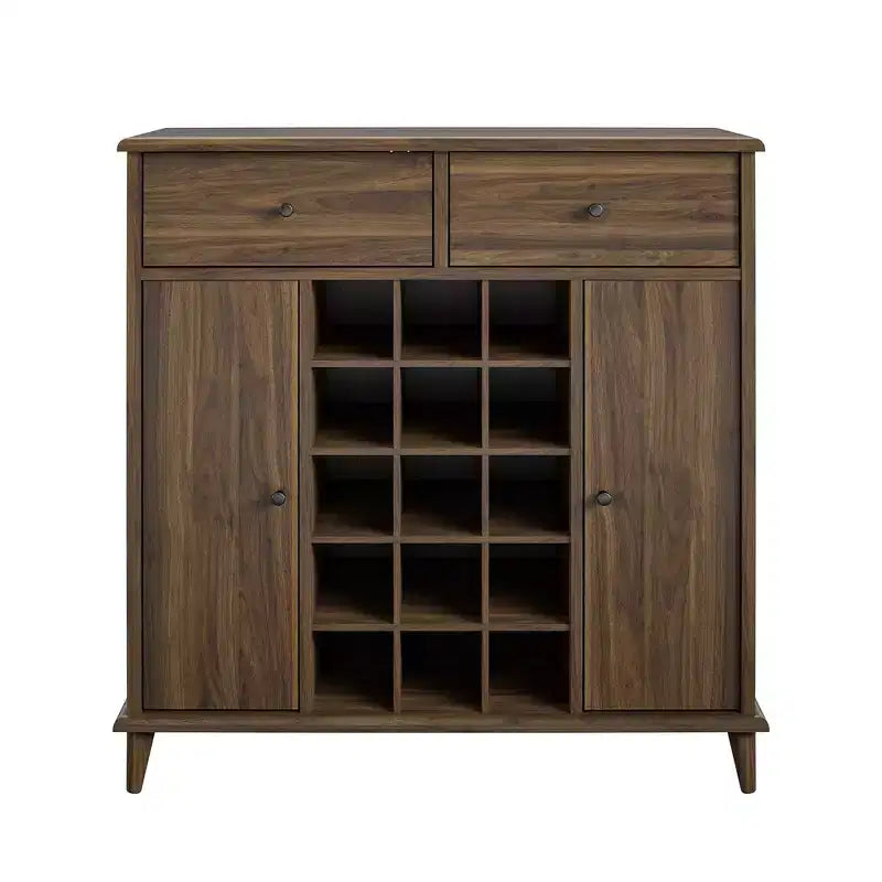 RealRooms Wexford Bar Cabinet, Walnut