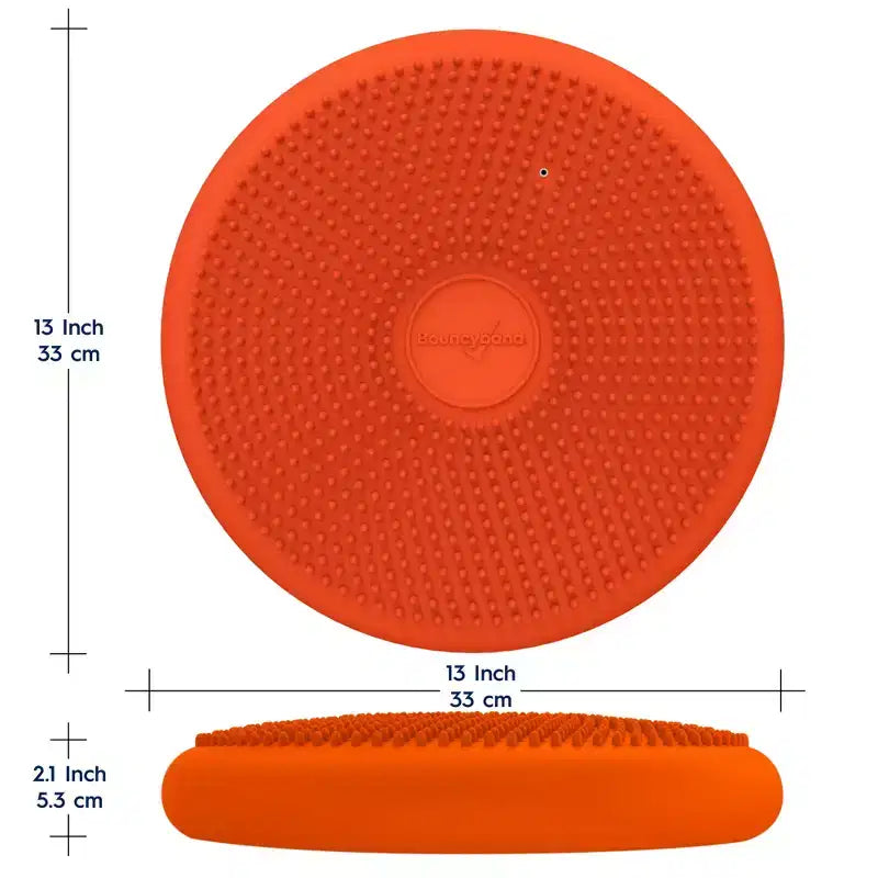 Cuscino sensoriale Bouncyband Big Wiggle Seat, arancione