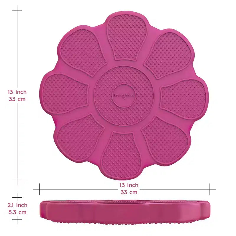 Cuscino sensoriale Bouncyband Wiggle Seat, Rosa a Fiore