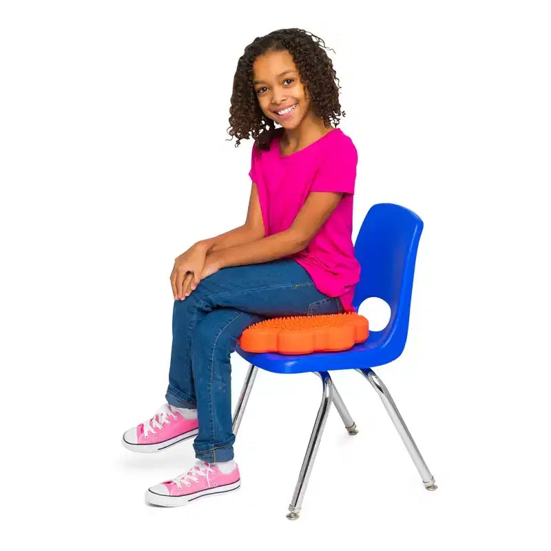 Cuscino sensoriale Bouncyband Wiggle Seat, Rosa a Fiore