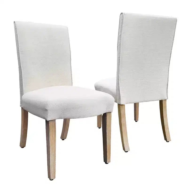 Set di 2 sedie da pranzo con dettaglio smerlato - HomePop