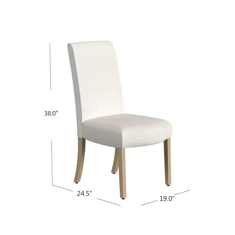 Set di 2 sedie da pranzo con dettaglio smerlato - HomePop