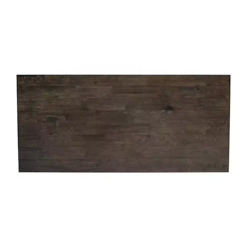 Tavolino da caffè Flash Furniture Jasper in legno massiccio stile rustico con tradizionali dettagli a crociera