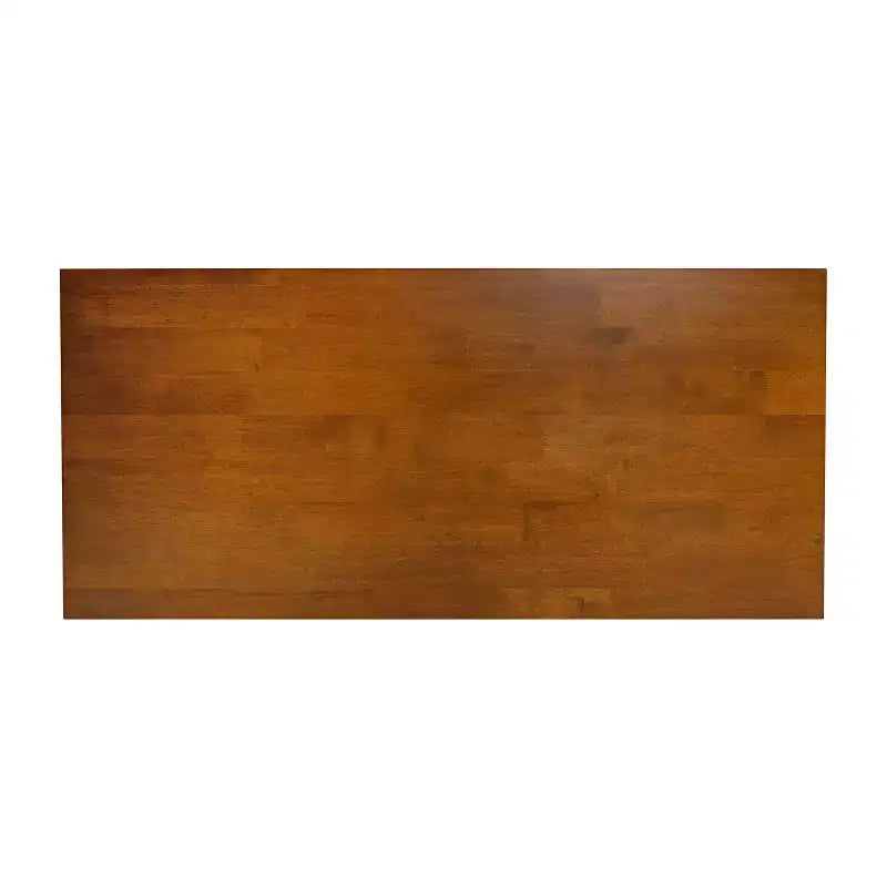 Tavolino da caffè Flash Furniture Jasper in legno massiccio stile rustico con tradizionali dettagli a crociera
