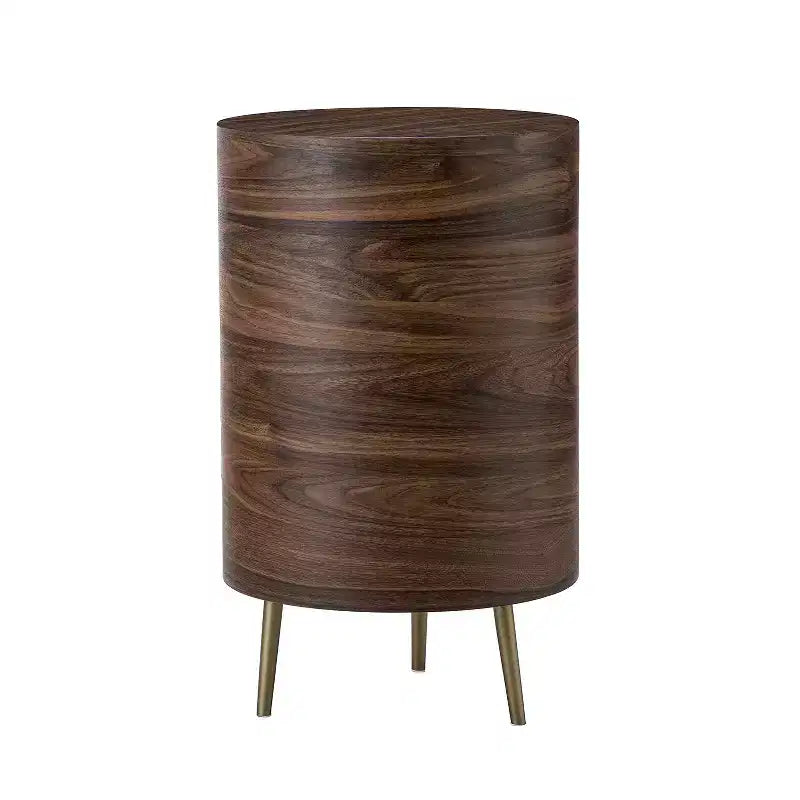 Maddalena Tavolino Contenitore a Tamburo Alto 26" con 3 Cassetti|KARAT HOME
