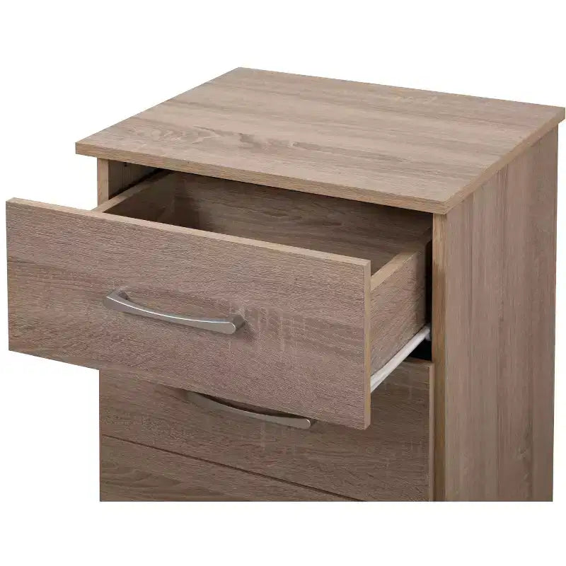 Comodino Passion Furniture Boston con 3 cassetti (61 cm H x 46 cm L x 41 cm P)