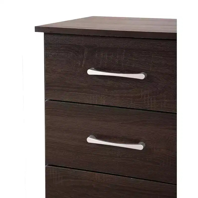 Comodino Passion Furniture Boston con 3 cassetti (61 cm H x 46 cm L x 41 cm P)