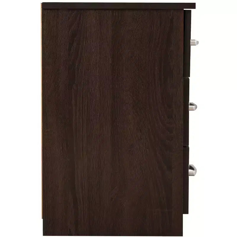 Comodino Passion Furniture Boston con 3 cassetti (61 cm H x 46 cm L x 41 cm P)
