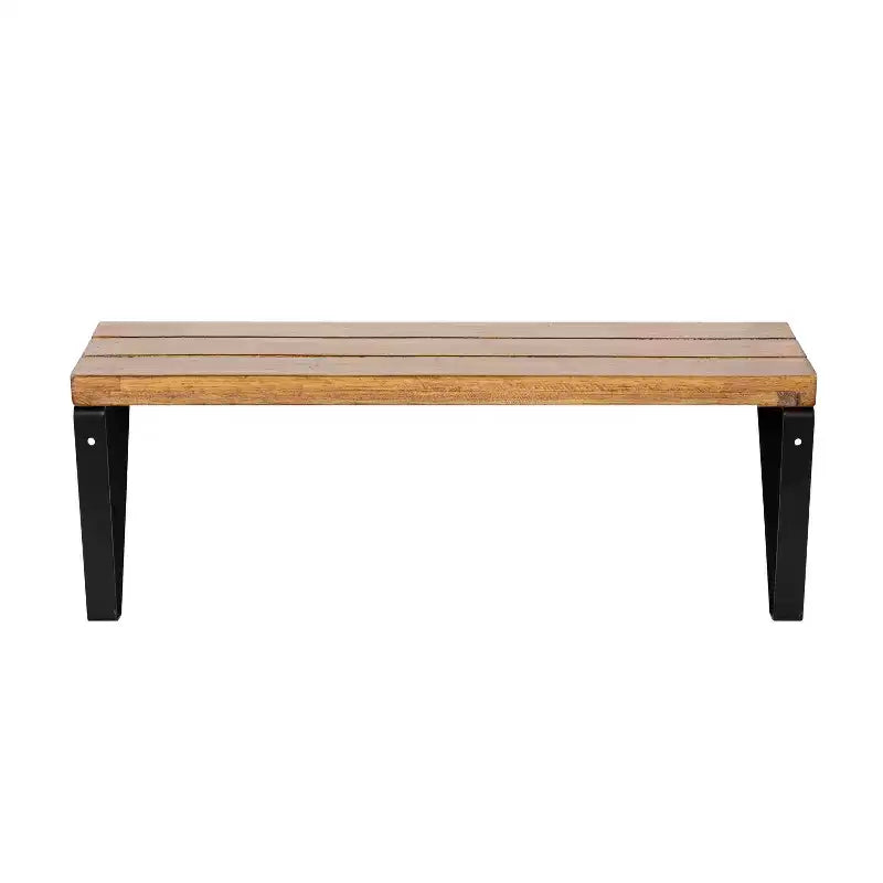 Mensole galleggianti in legno rettangolari Kate and Laurel Samuels, 24x8x8, marrone rustico