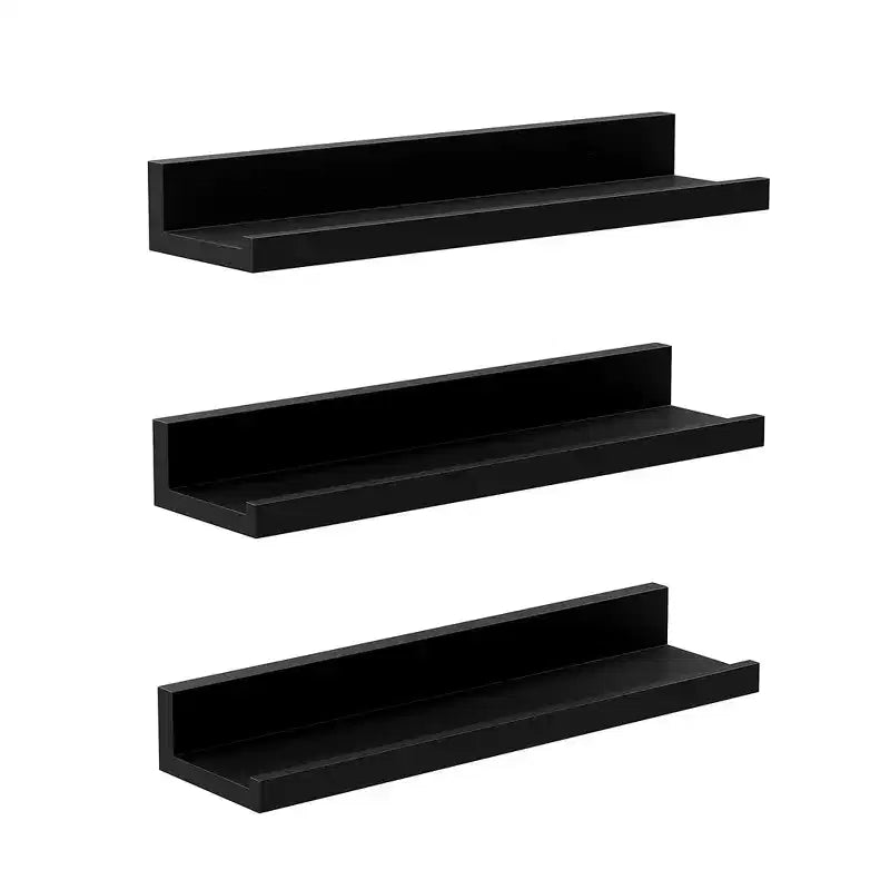SONGMICS Mensole a Muro Set di 3 Mensole Fluttuanti in Legno