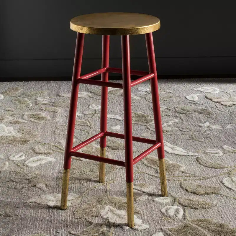 Sgabello da bar Emery con foglia d'oro immersa - FOX3230 - Safavieh Couture
