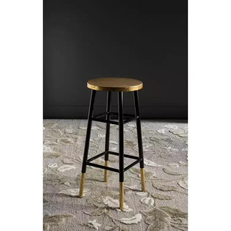 Sgabello da bar Emery con foglia d'oro immersa - FOX3230 - Safavieh Couture