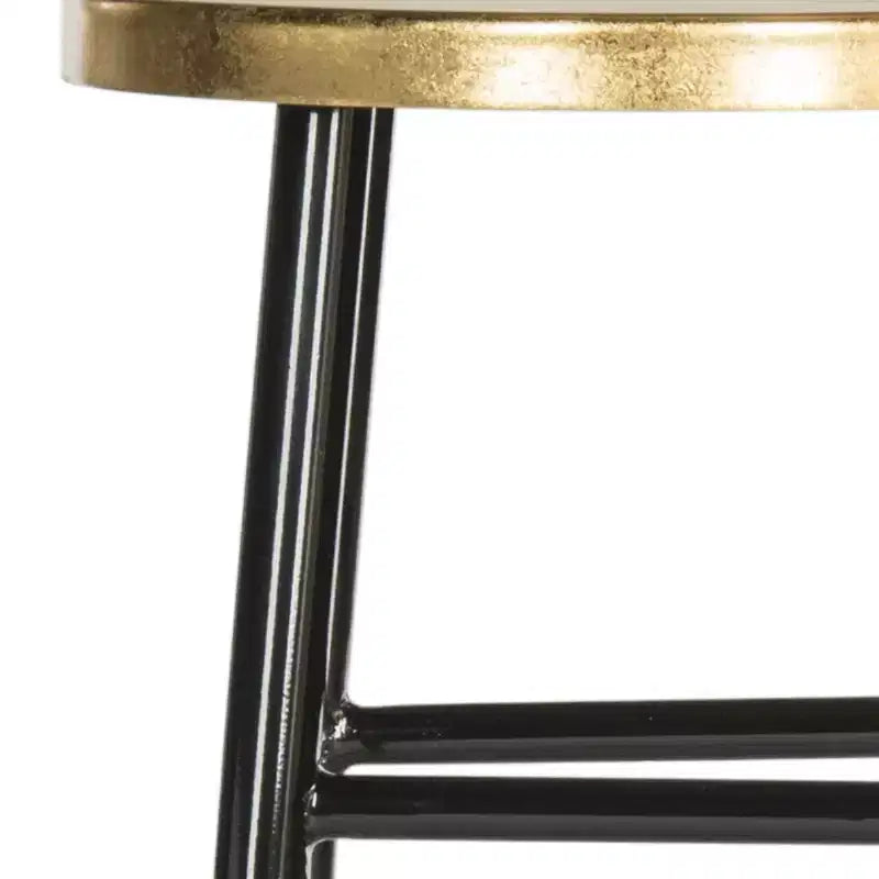 Sgabello da bar Emery con foglia d'oro immersa - FOX3230 - Safavieh Couture