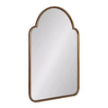 Kate and Laurel Arthell Metal Arch Mirror, 24x36, Gold