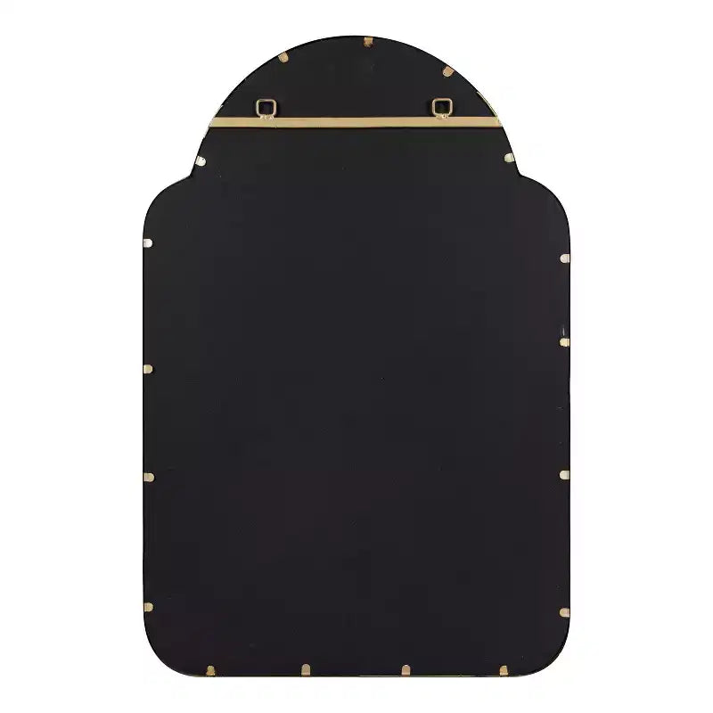 Specchio ad arco in metallo Arthell Kate and Laurel, 24x36, oro