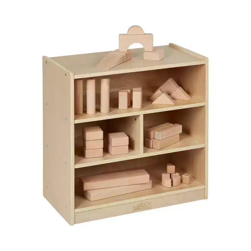 ECR4Kids Mobile Building Block Storage Cabinet, piccolo, Arredamento per la classe