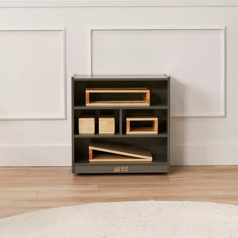 ECR4Kids Mobile Building Block Storage Cabinet, piccolo, Arredamento per la classe