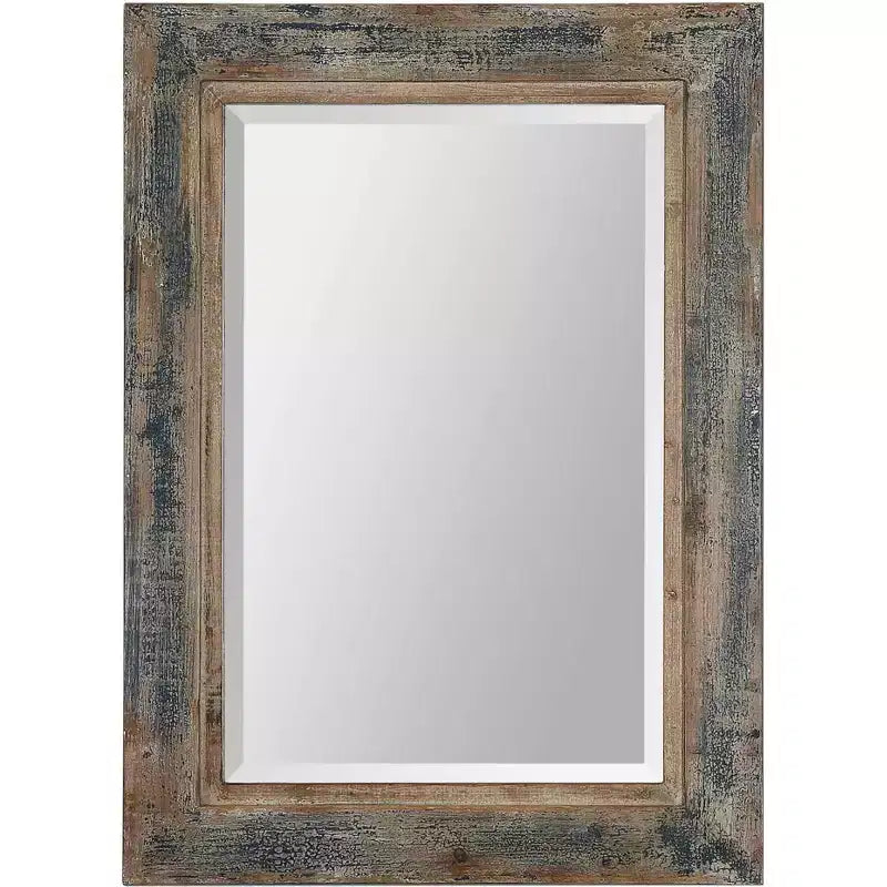 Uttermost Bozeman 38 High Slate Blue Wall Mirror
