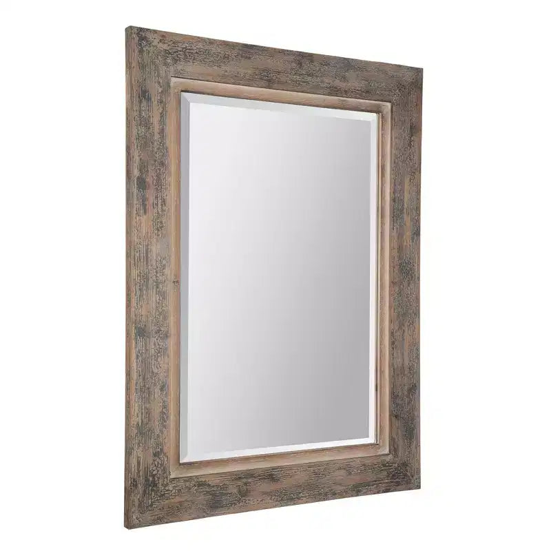 Specchio da parete Uttermost Bozeman 38, blu ardesia, alto