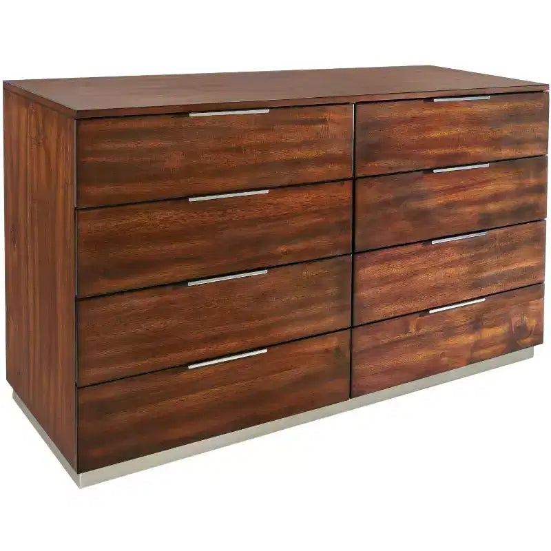 Cassettiera moderna a 8 cassetti Brylin - SFV2112 - Noce scuro - Safavieh Couture