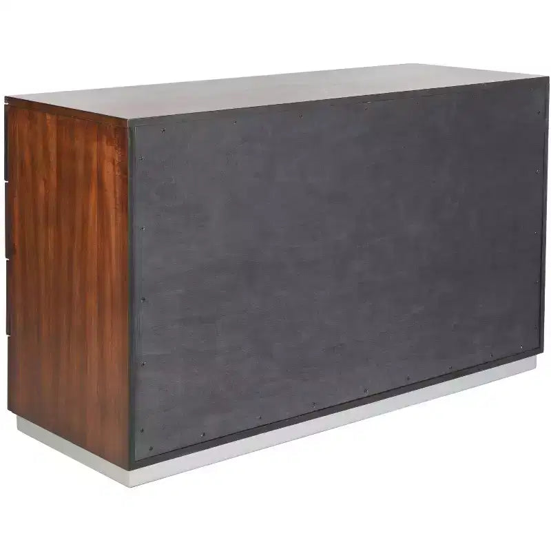 Cassettiera moderna a 8 cassetti Brylin - SFV2112 - Noce scuro - Safavieh Couture