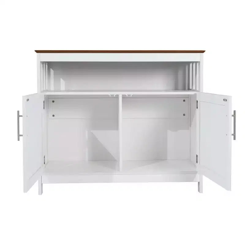 Merrick Lane Buffet e credenza con mobiletto e mensola superiore