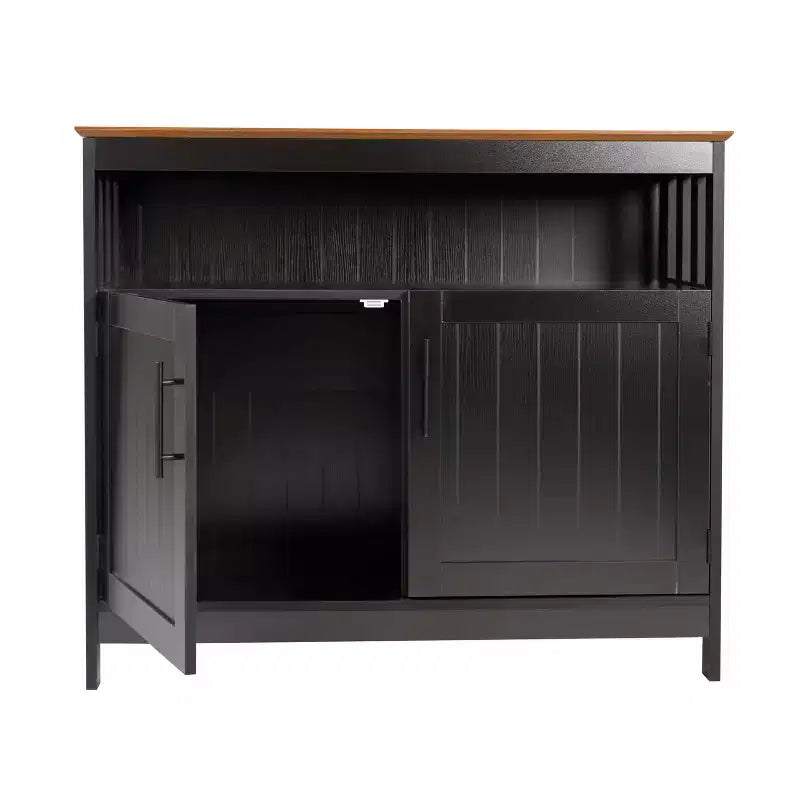 Merrick Lane Buffet e credenza con mobiletto e mensola superiore