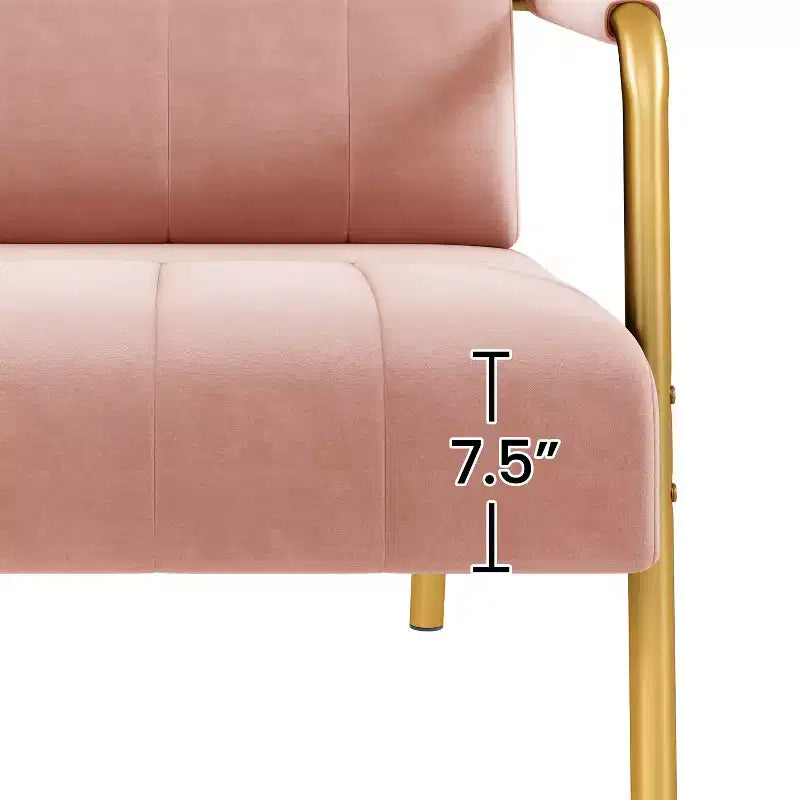 Yaheetech Divano a 2 Posti con Braccioli e 2 Cuscini, in Tessuto, per Soggiorno, Camera da Letto, Studio