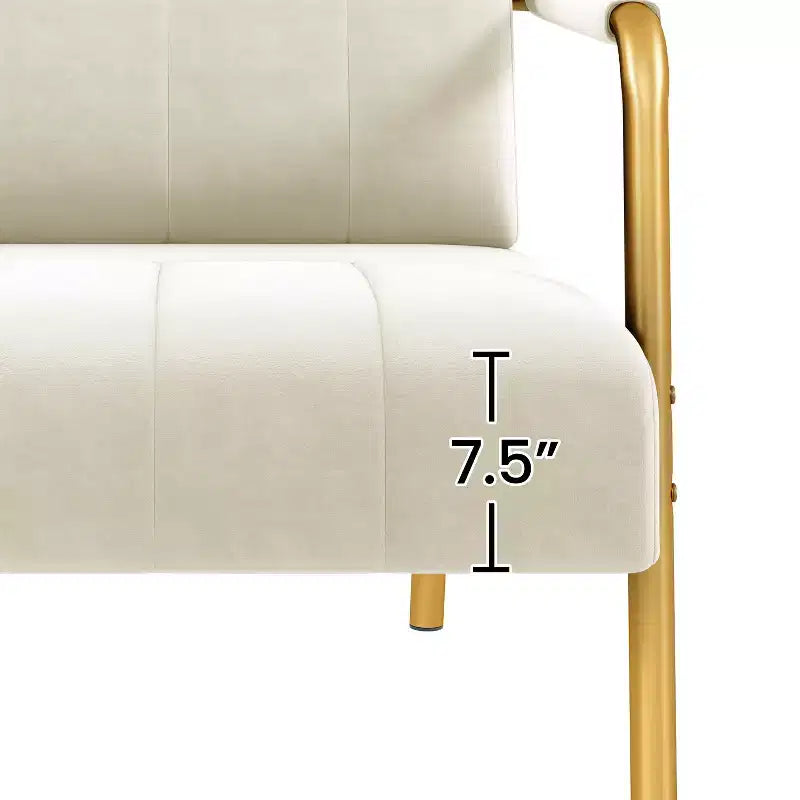 Yaheetech Divano a 2 Posti con Braccioli e 2 Cuscini, in Tessuto, per Soggiorno, Camera da Letto, Studio