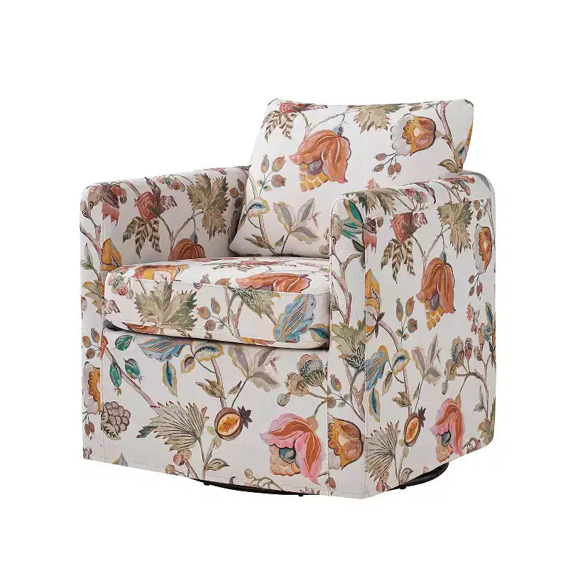 Poltrona girevole Cedric moderna sfoderabile|HULALA HOME