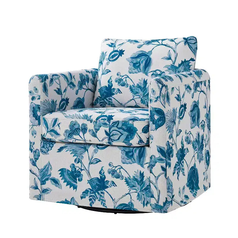 Poltrona girevole Cedric moderna sfoderabile|HULALA HOME