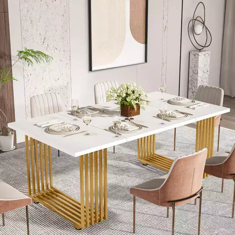Tavolo da pranzo moderno Lantine da 180 cm per 6-8 persone