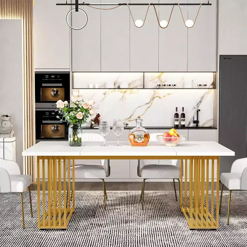 Tavolo da pranzo moderno Lantine da 180 cm per 6-8 persone