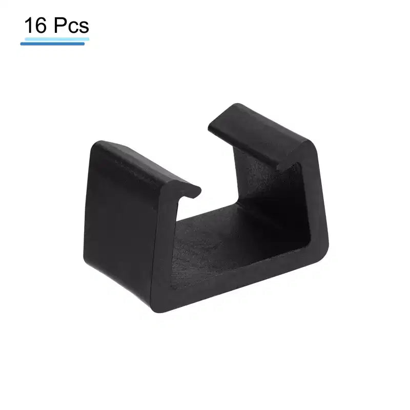 Unique Bargains Clip Fissaggio Sedia in Vimini per Esterni Connettore Fisso Nero