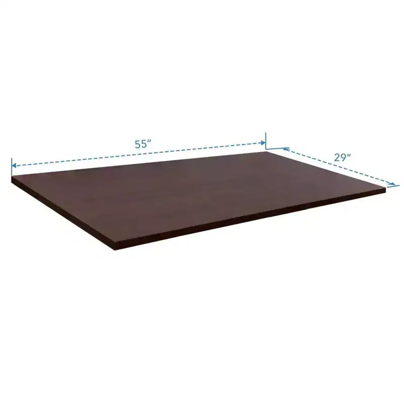 Mount-It! 55 Piano del Tavolo per Scrivania Sit-Stand, Marrone