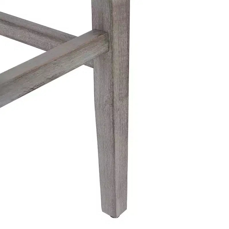 WestinTrends Sgabello da Bar Imbottito, con Seduta a Sella, 29", Grigio Antico/Nero (Set di 2)