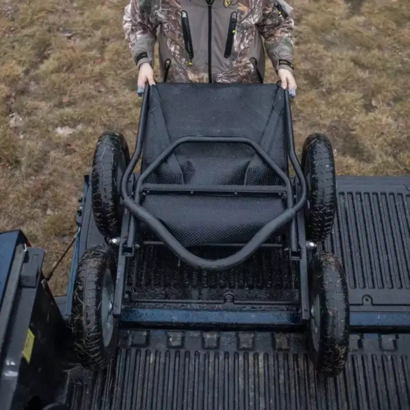Carrello per il recupero di cervi e selvaggina pieghevole Hawk Crawler Capacity con ruote (confezione da 2)