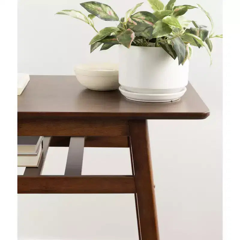 Tavolo da pub Kate e Laurel Morreau Wood, 48x19x43, noce scuro