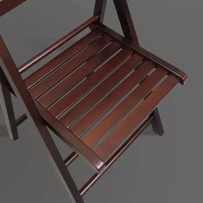 Set 2 sedie pieghevoli classiche in legno massello - Flora Home