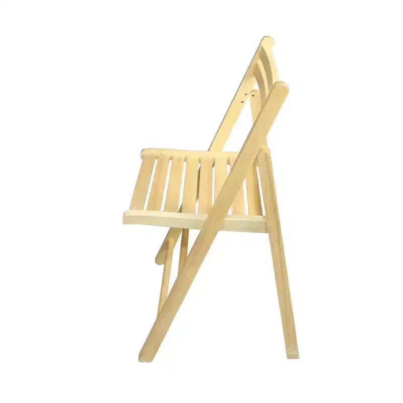Set 2 sedie pieghevoli classiche in legno massello - Flora Home